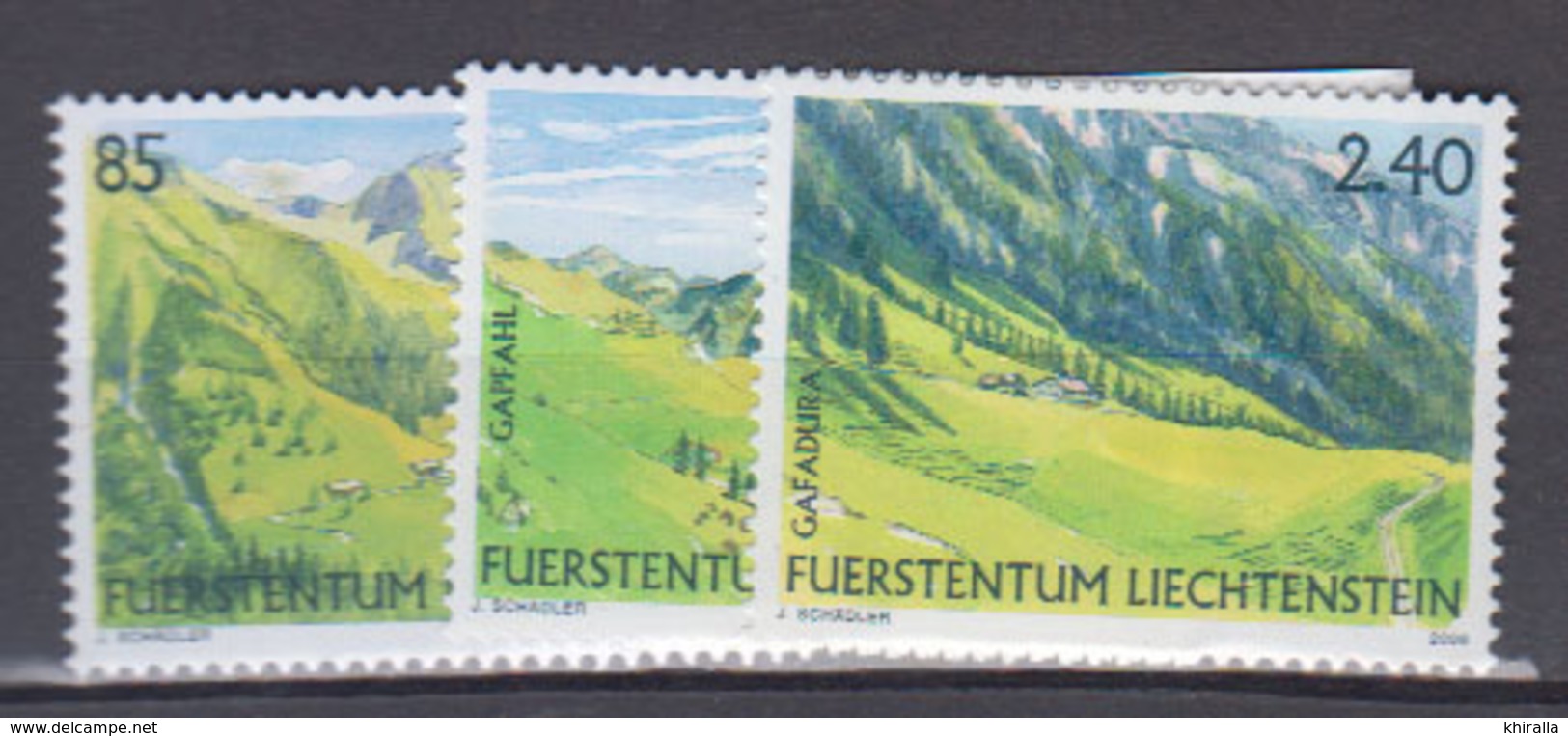 LIECHTENSTEIN           2006          N .   1358 / 1360       COTE    10 . 00  Euros - Neufs