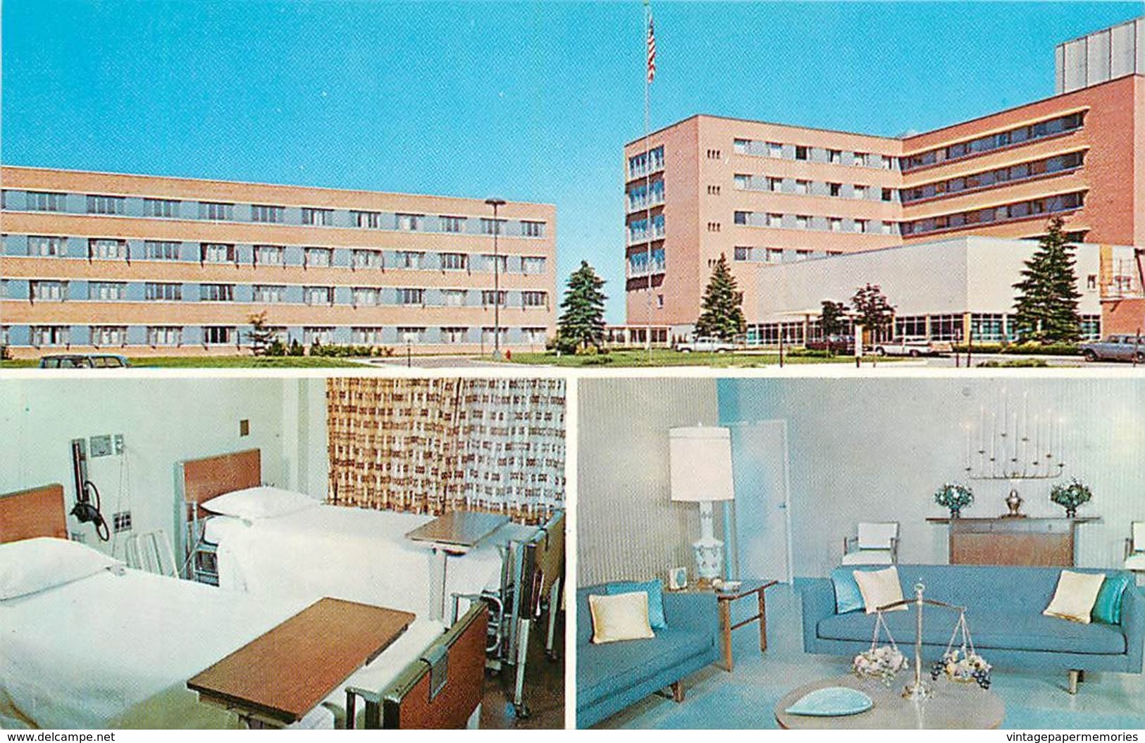 275745-Minnesota, Minneapolis, Asbury Methodist Hospital, Multi-View Scenes, A Pearson By Dexter Press No 62660-B - Minneapolis