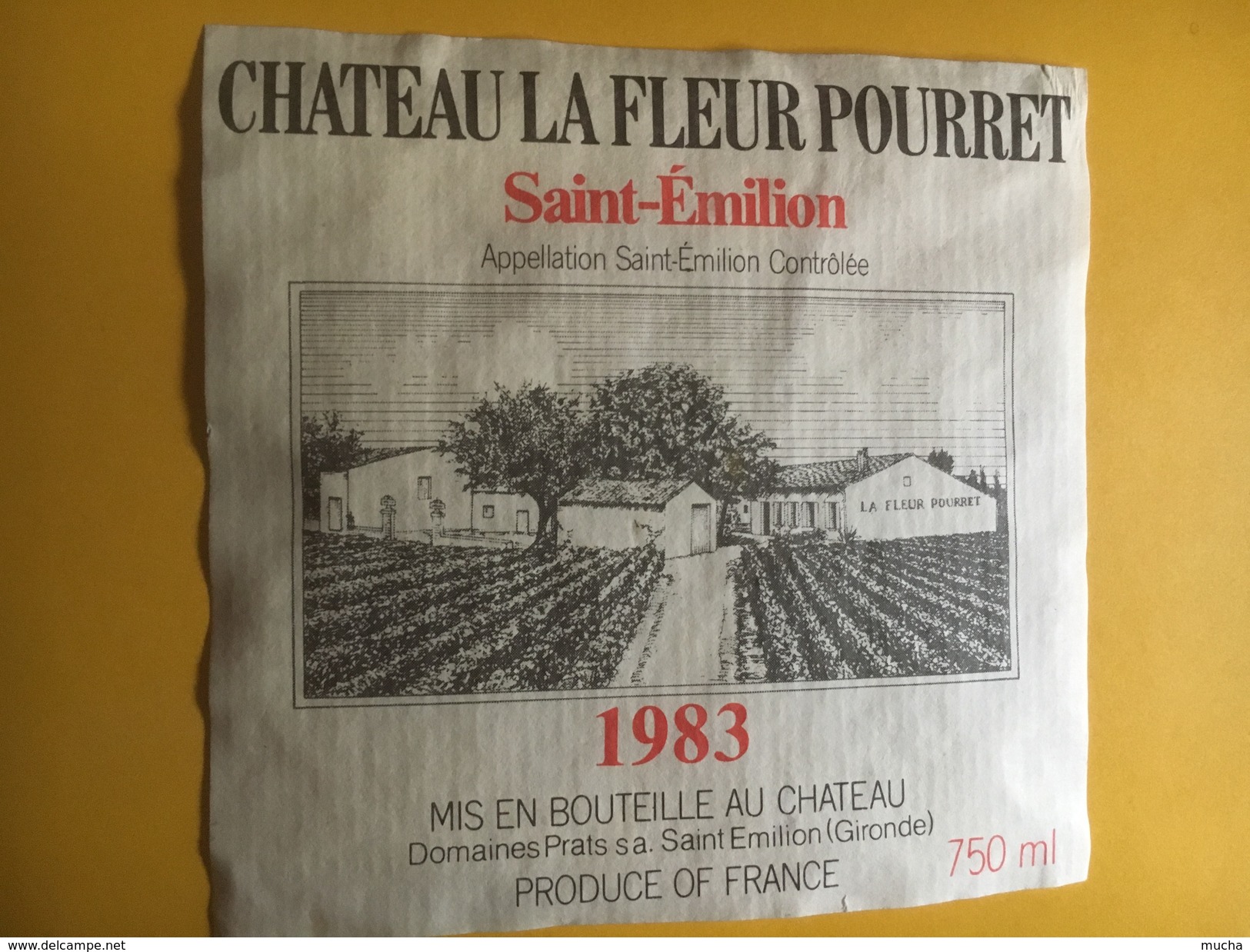 6254 - Château La Fleur Pourret 1983 Saint Emilion - Bordeaux
