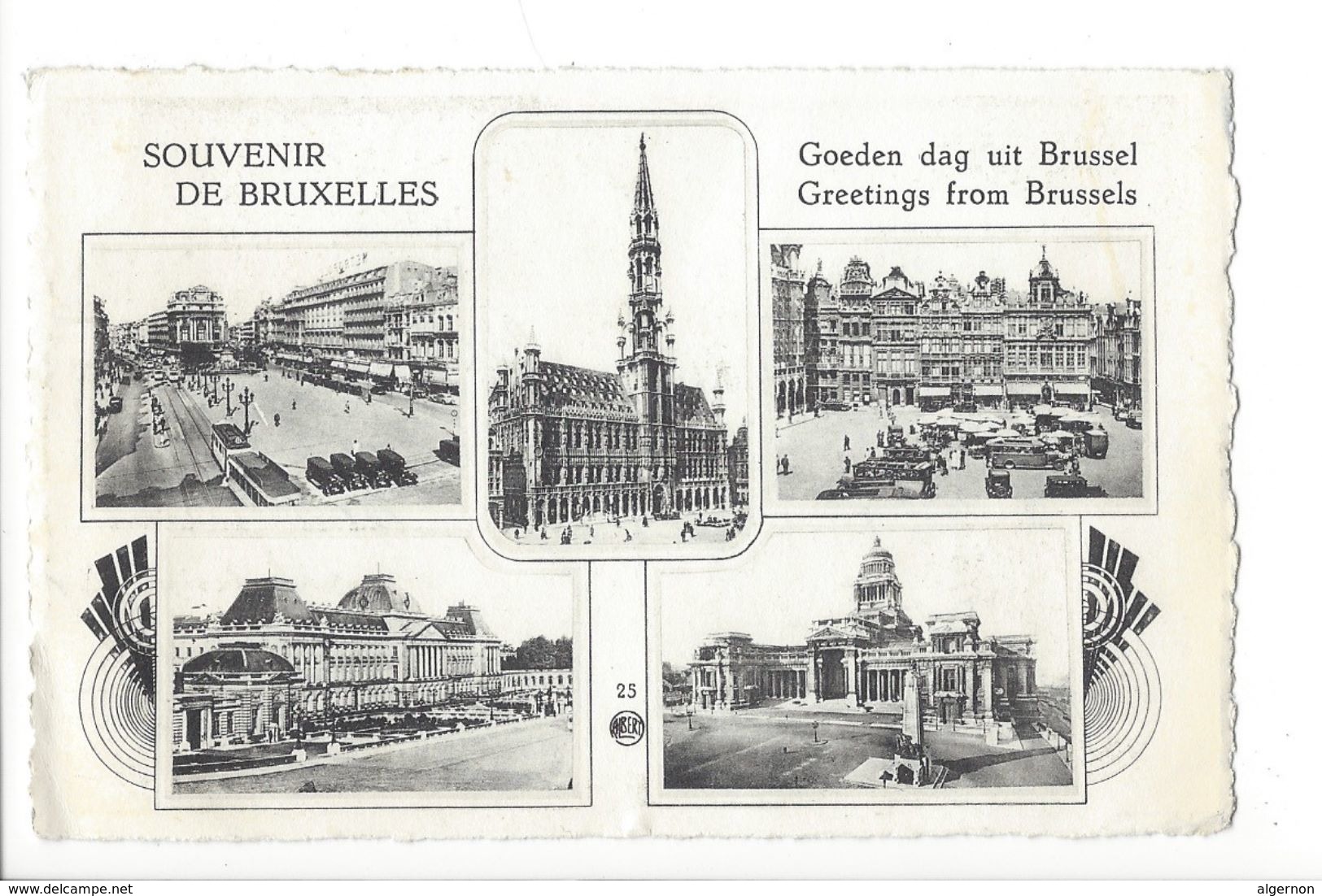 18839 -  Souvenir De Bruxelles Goeden Dag Uit Brussel - Monuments, édifices