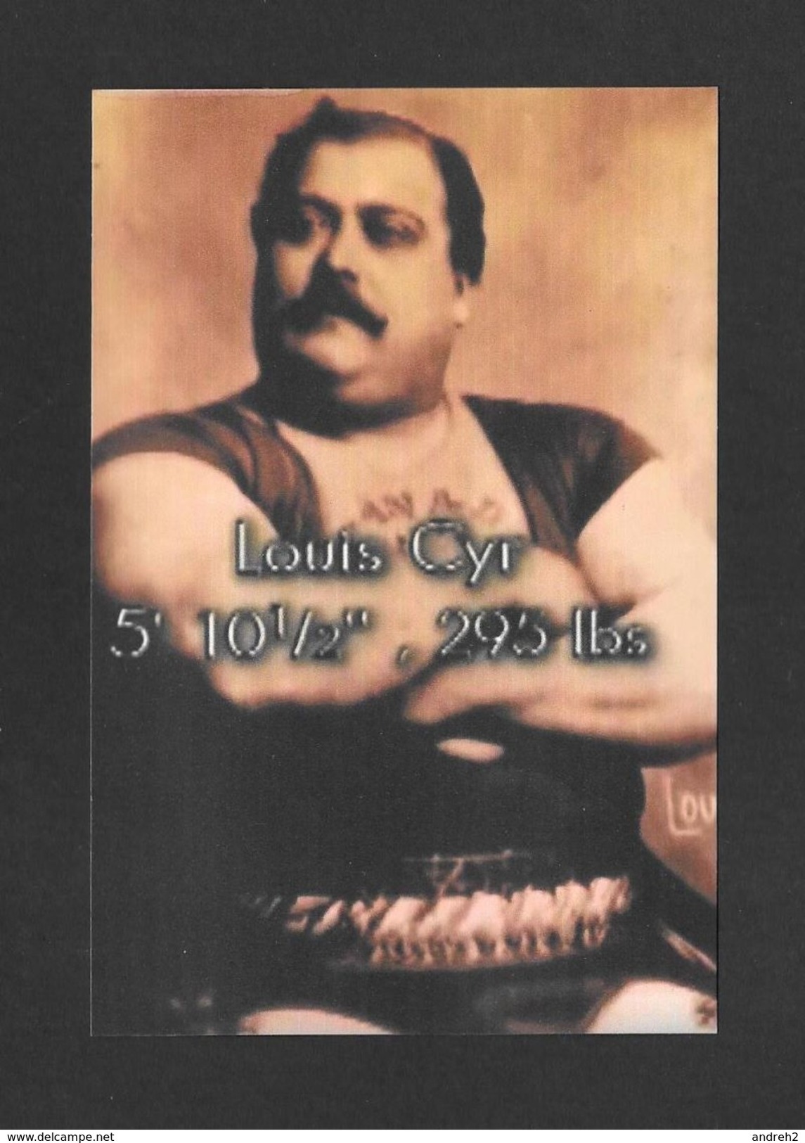 SPORTS - HALTÉROPHILIE - LOUIS CYR - ST CYPRIEN DE NAPIERVILLE QC. - (1863 - 1912) - HOMME FORT - Halterofilia