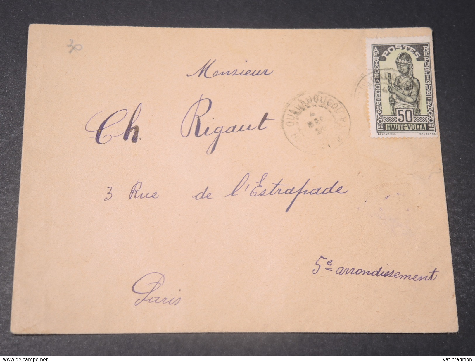 HAUTE VOLTA - Enveloppe De Ouagadougou  Pour La France  , Affranchissement Plaisant - L 10707 - Lettres & Documents