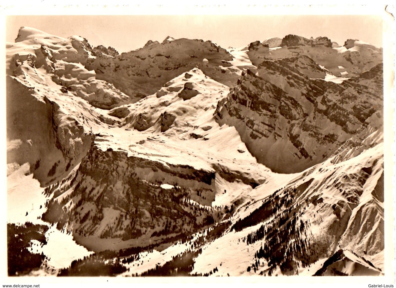 Fliegeraufnahme Trübseegebiet Mit Titlis Und Abfahrt Nach Engelberg - Engelberg