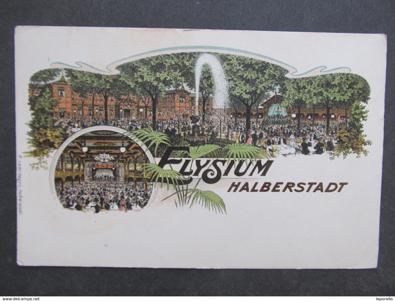 AK HALBERSTADT Litho ELYSIUM Ca.1908 /// D*29577 - Halberstadt