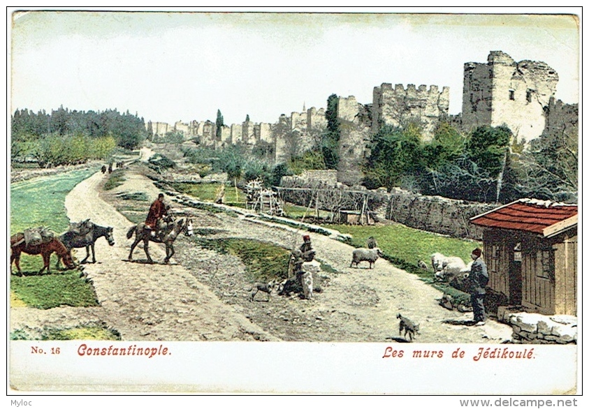 Constantinople. Murs De Jédikoulé. - Turkey