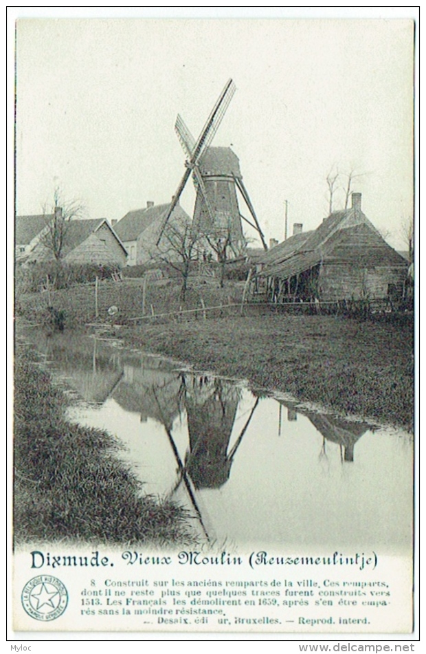 Dixmude. Vieux Moulin/Molen. - Diksmuide