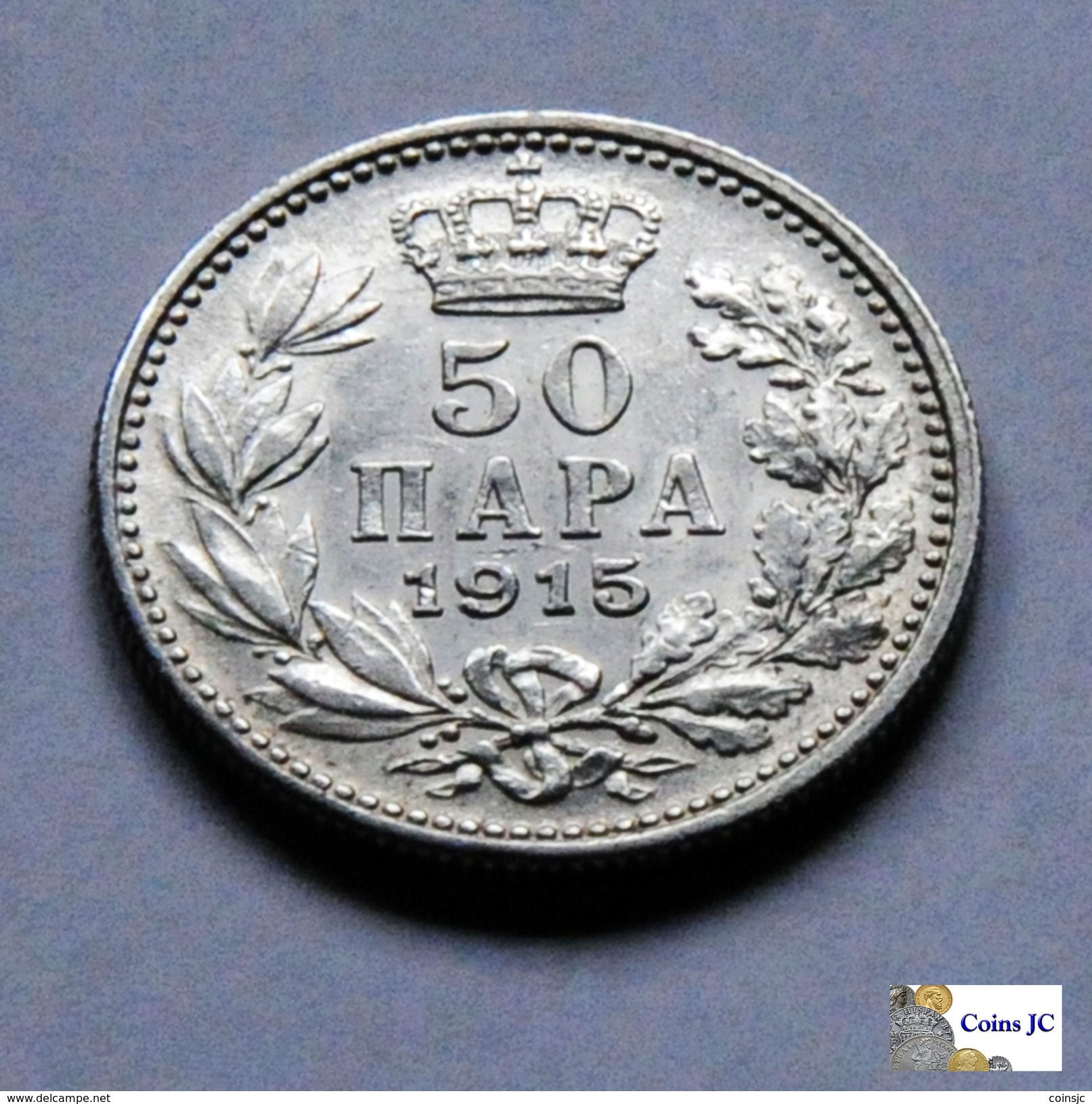 Serbia - 50 Para - 1915 - Servië
