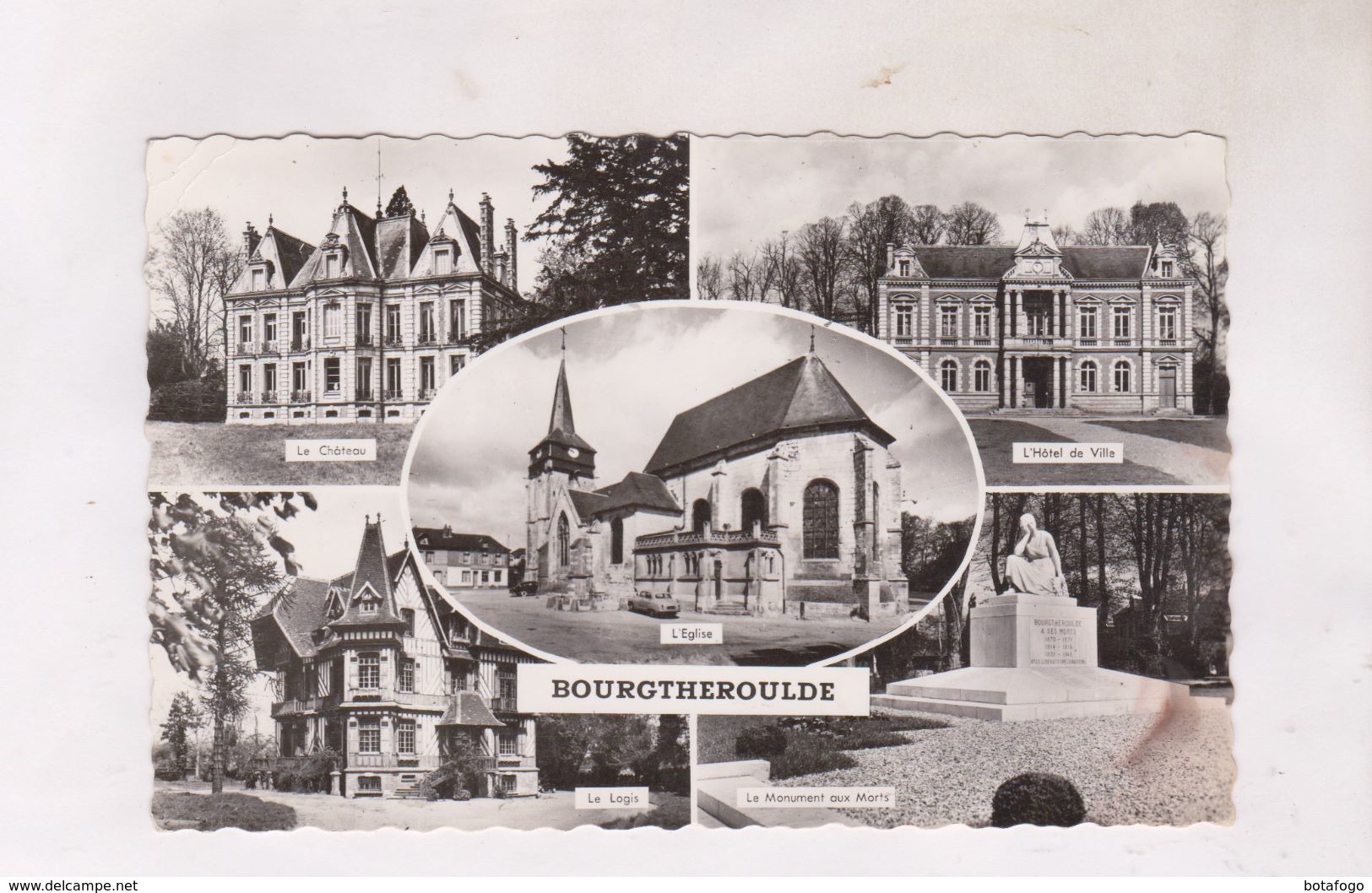 CPA PHOTO DPT 27 BOURGTHEROULDE MULTIVUES - Bourgtheroulde