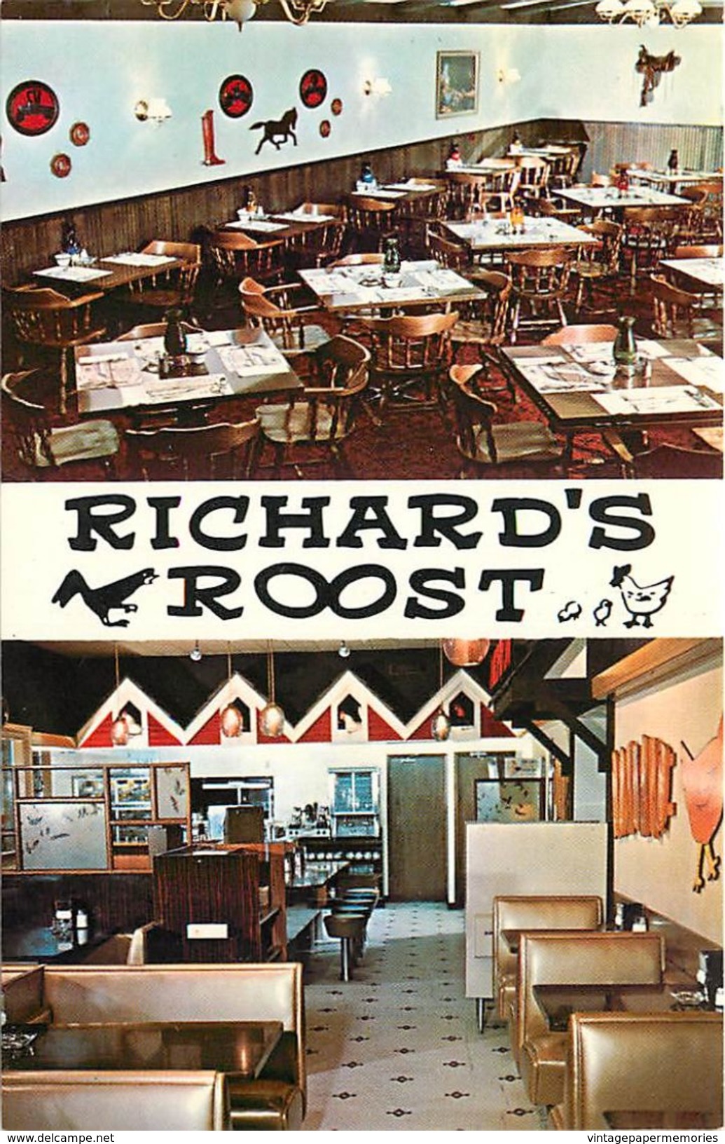 275903-Minnesota, Rochester, Richard's Roost Coffee Shop, Restaurant,Ted Saby By Dexter Press No 12002-C - Rochester