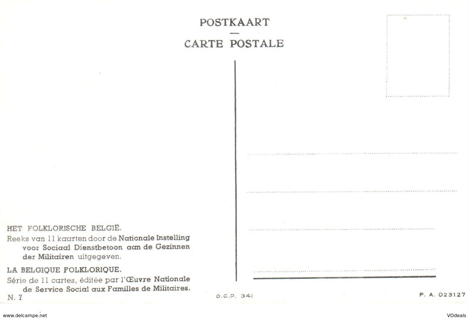 Belgique - La Belgique Folklorique - West Vlaanderen - Het Gulden Vlies - Personnages