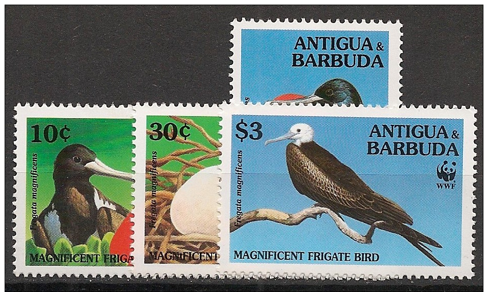 Antigua - 1994 - N°Yv. 1809 à 1812 - Frégate / WWF - Neuf Luxe ** / MNH / Postfrisch - Other & Unclassified