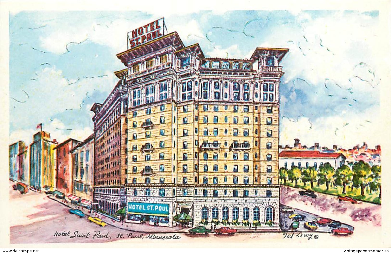 275957-Minnesota, Saint Paul, Hotel Saint Paul, Artist Ted Lewy No P-260 - St Paul