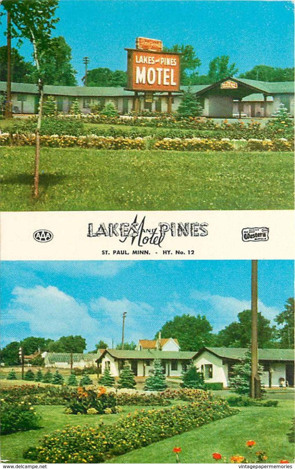 275955-Minnesota, Saint Paul, Lake & Pines Motel, Curteichcolor No 6C-K178 - St Paul