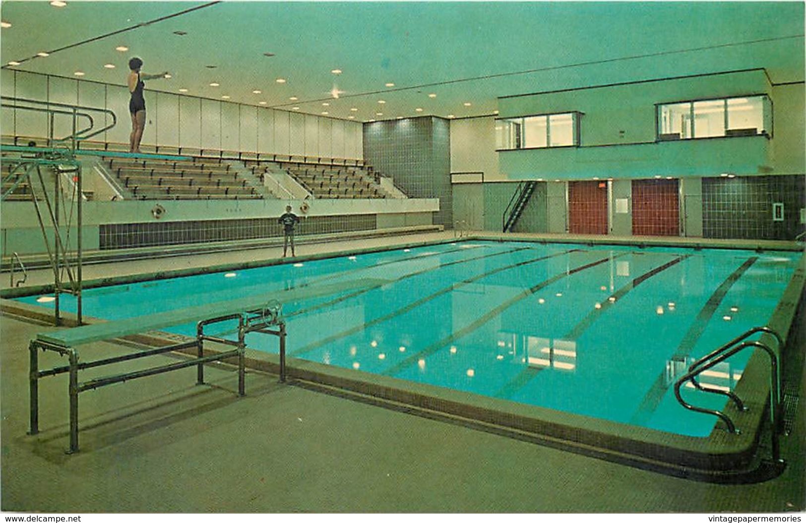 275965-Minnesota, Saint Paul, Hamline University, Swimming Pool, Bob Wyer By Dexter Press No 76478-B - St Paul