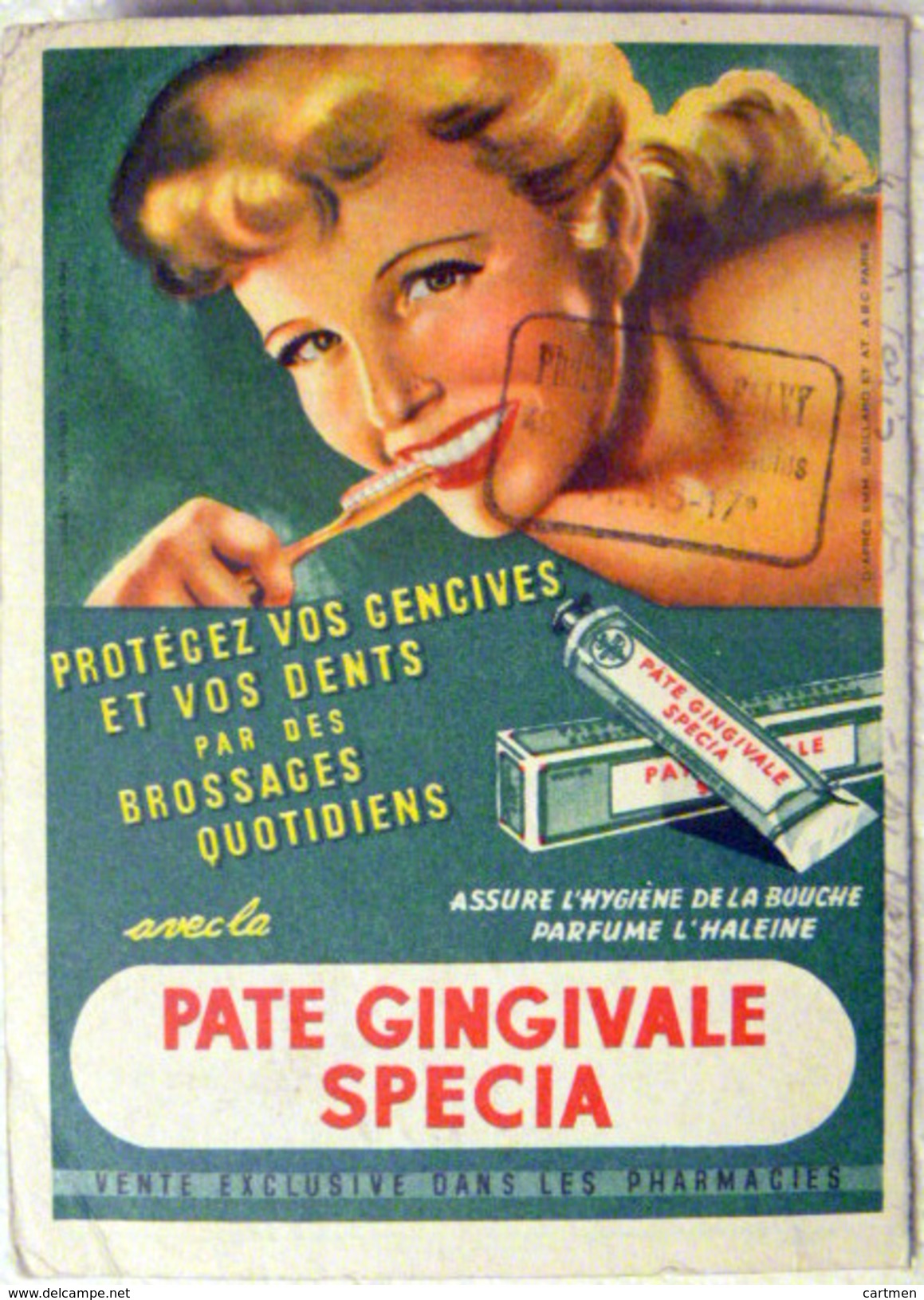 METIERS  PHARMACIE CALENDRIER DES PHARMACIES DE GARDE A PARIS EN 1955 ANNUAIRE DES OFFICINES PUBLICITE DENTIFRICE - Autres & Non Classés