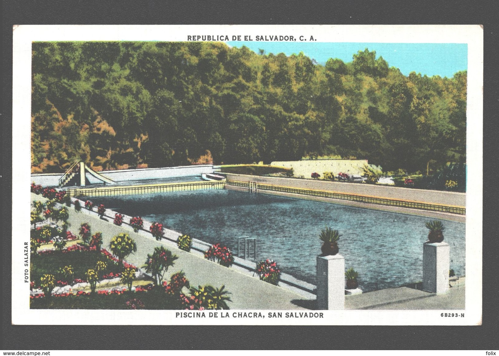 San Salvador - Piscina De La Chacra - Linen - El Salvador