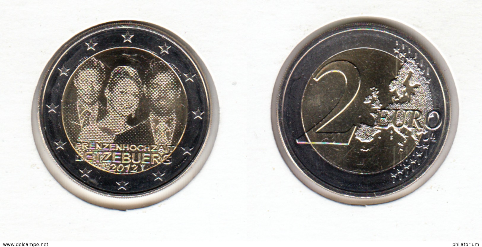 LUXEMBOURG  2 Euro 2012   UNC - Lussemburgo