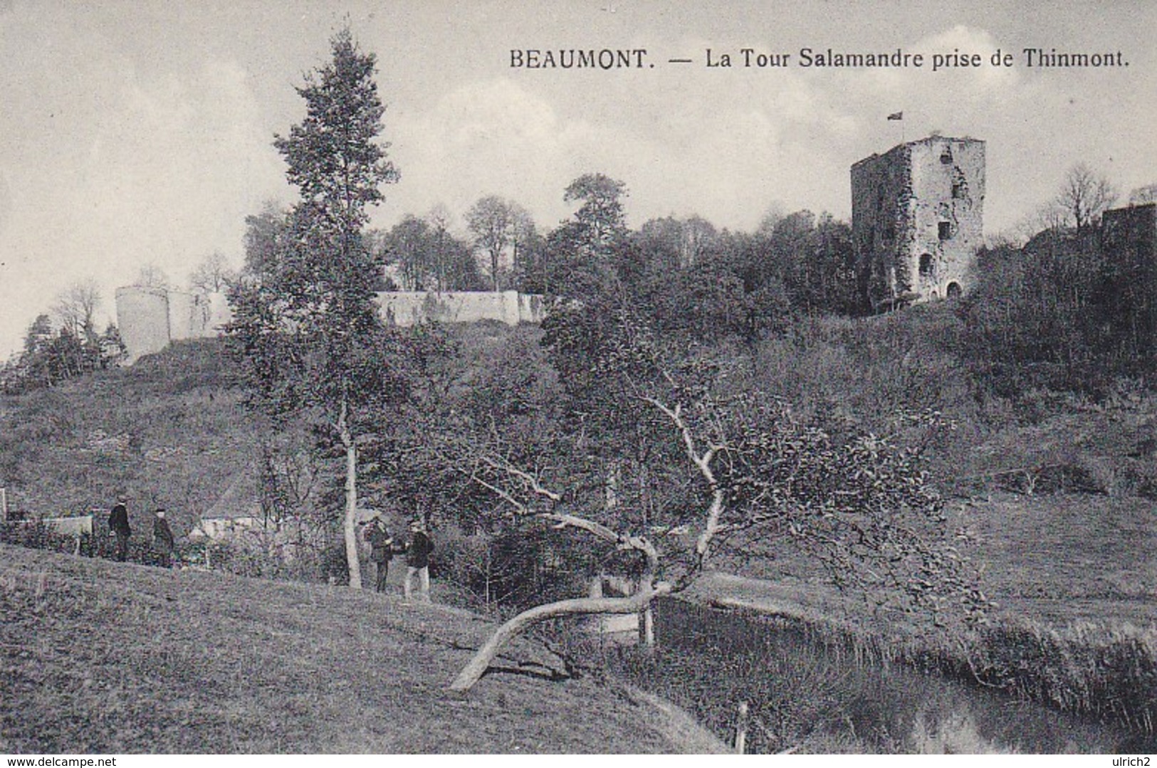 AK Beaumont - La Tour Salamandre De Thinmont - Feldpost Landsturm Bataillon Osnabrück - 1. WK  (32227) - Beaumont