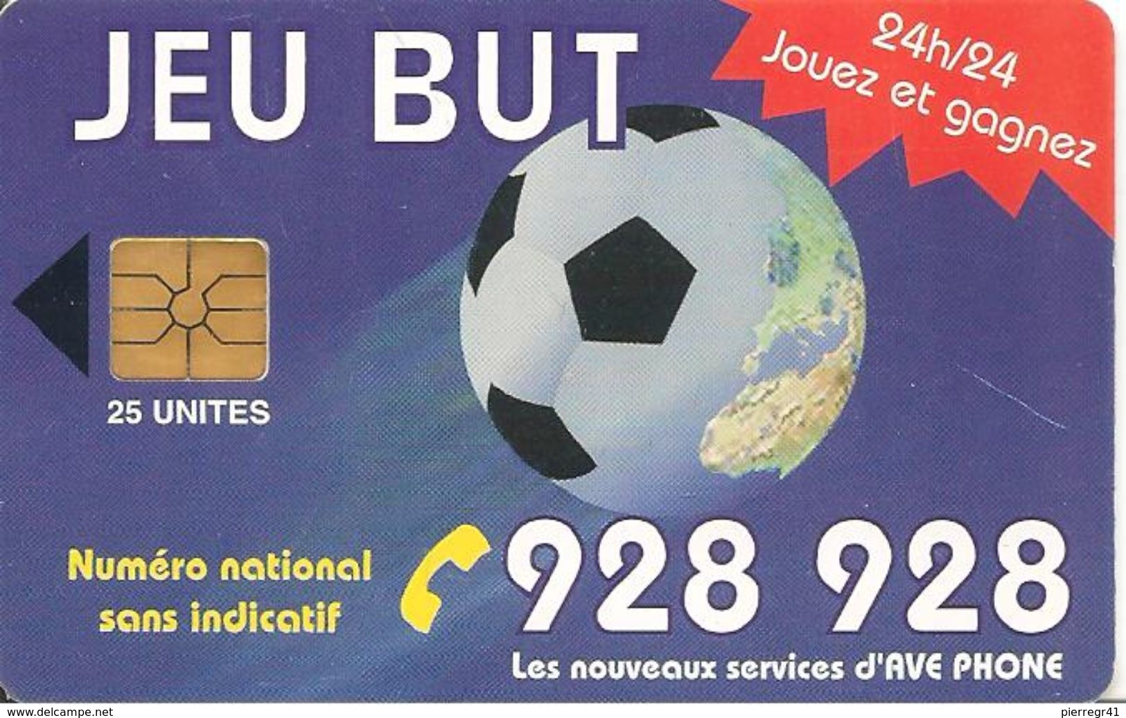 CARTE+PUCE-MAROC-AVE PHONE-25U-GEM-JEU BUT-UTILISE-TBE - Morocco