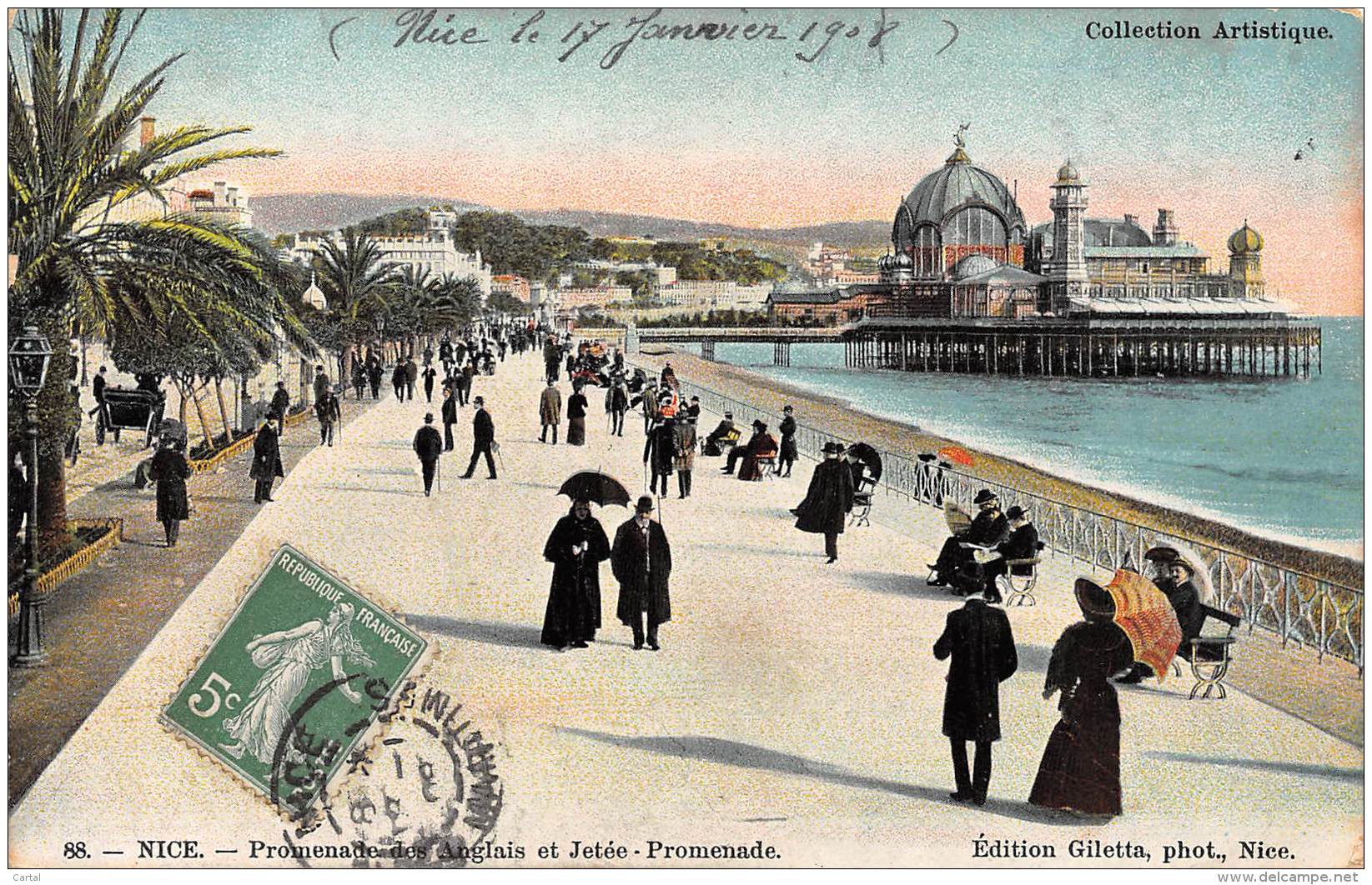06 - NICE - Promenade Des Anglais Et Jetée-Promenade. - Multi-vues, Vues Panoramiques