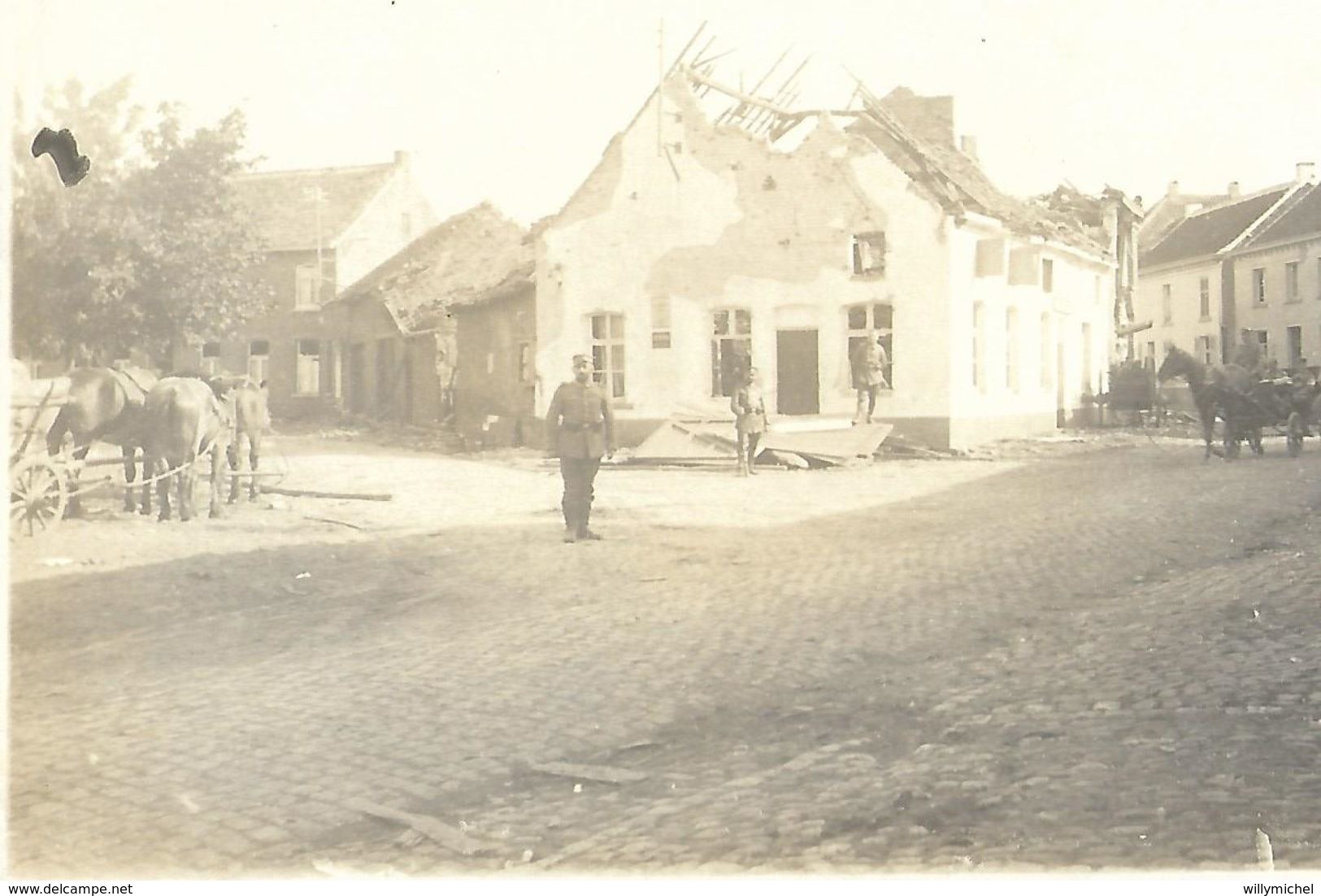 BOORTMEERBEEK    DUITSE  FOTOKAART  OP FOTOPAPIER     ZELDZAAM  WO I - Autres & Non Classés