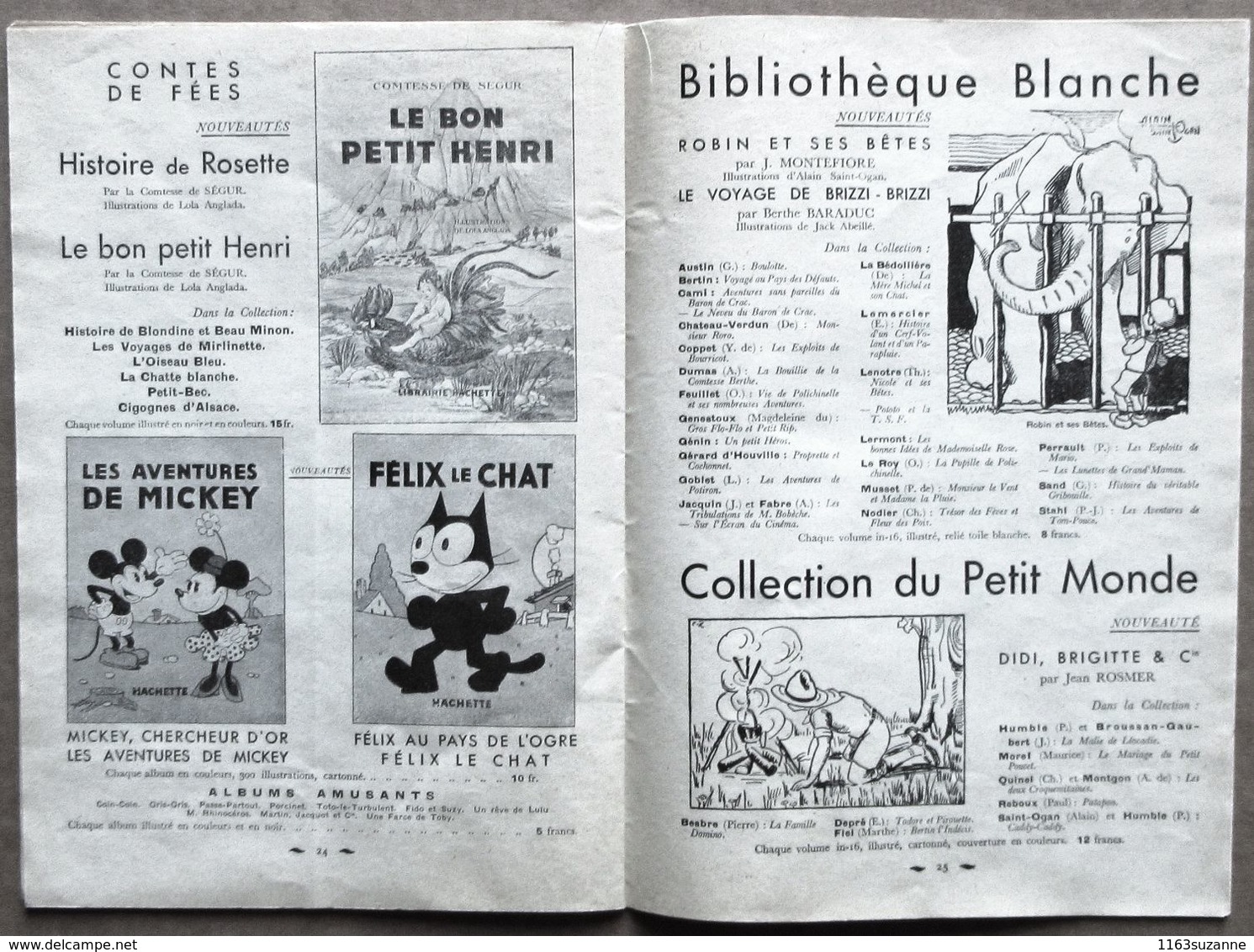 Librairie HACHETTE > catalogue illustré : LIVRES D'ETRENNES 1932