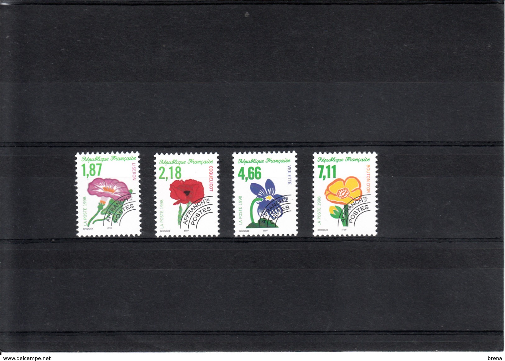 FRANCE   PREOBLITERES FLEURS SAUVAGES  240.243     NEUFS XX - 1989-2008