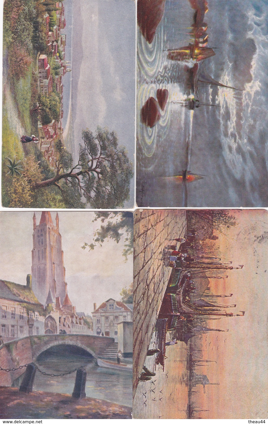 ¤¤  -   ILLUSTRATEUR   -  Lot De 12 Cartes   -  Paysages  -  ¤¤ - 1900-1949