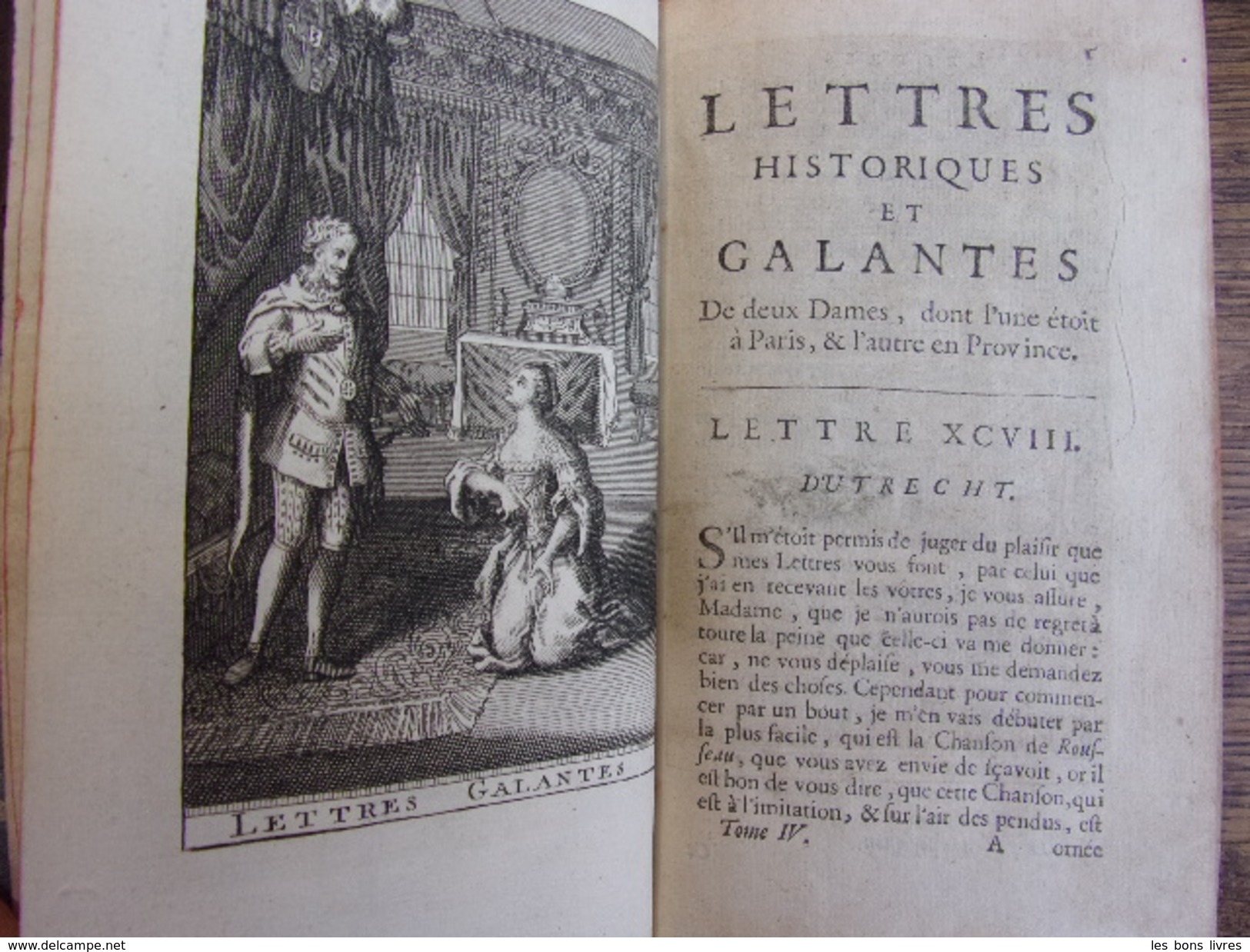 LETTRES HISTORIQUES & GALANTES  De Deux Dames De Condition - Before 18th Century
