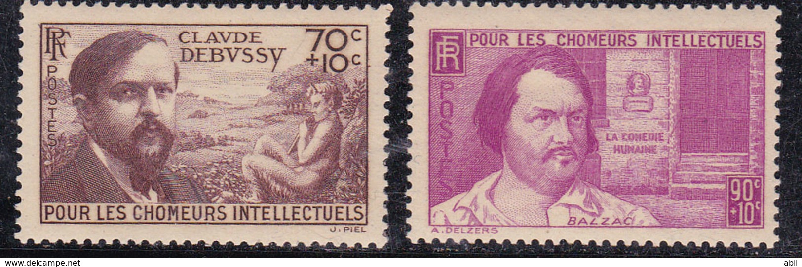 France 1939 N°Y.T. : 437 Et 438 ** - Neufs