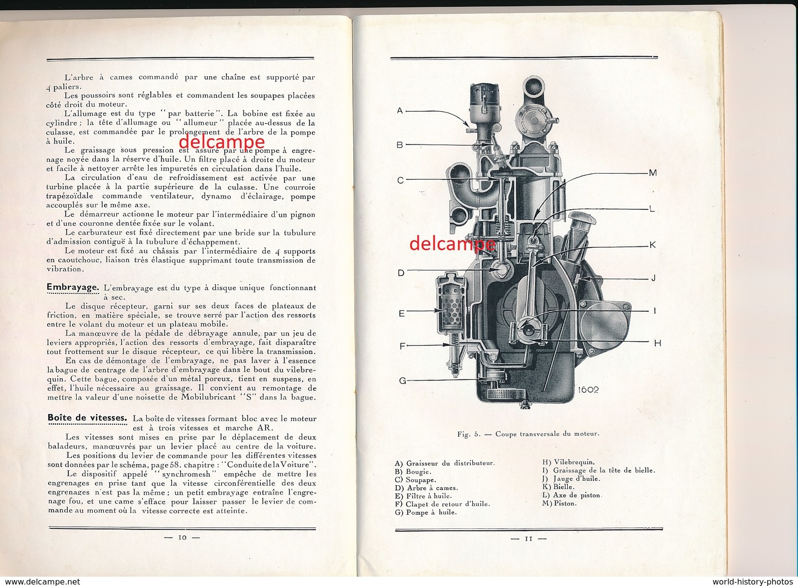 Notice  D'entretien  PEUGEOT Voiture Type 201 D  (4eme édition) - Auto