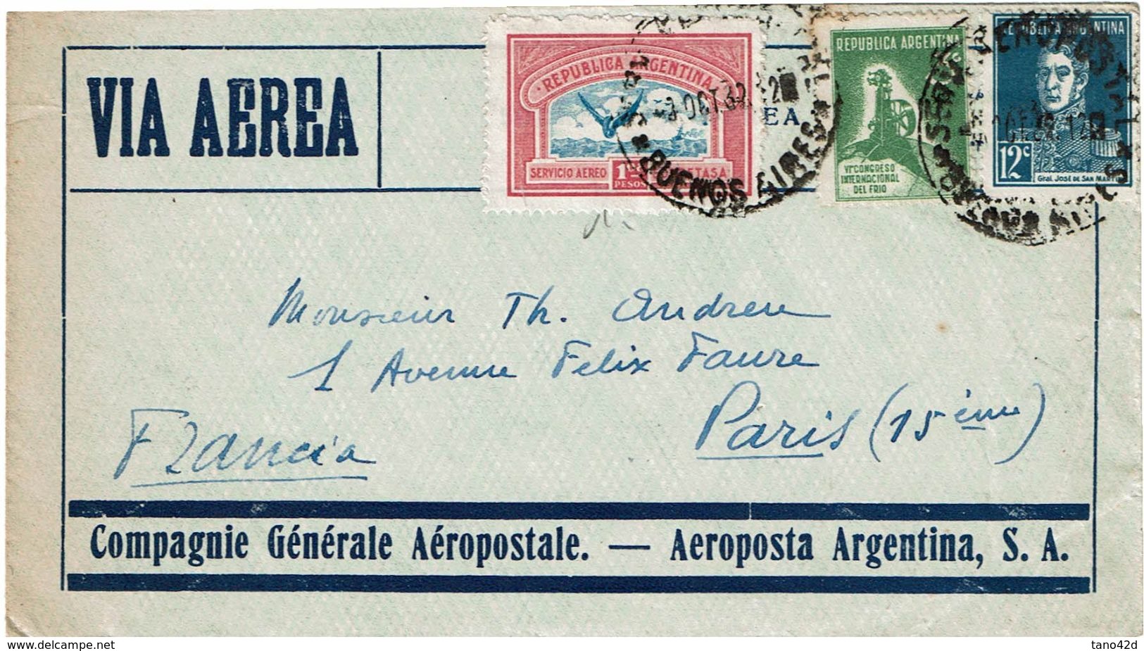 BR39 - ARGENTINE 6 PLIS AERIENS DONT 1 ZEPPELIN / 4 AEROPOSTAL / 1 FRAGMENT - Poste Aérienne