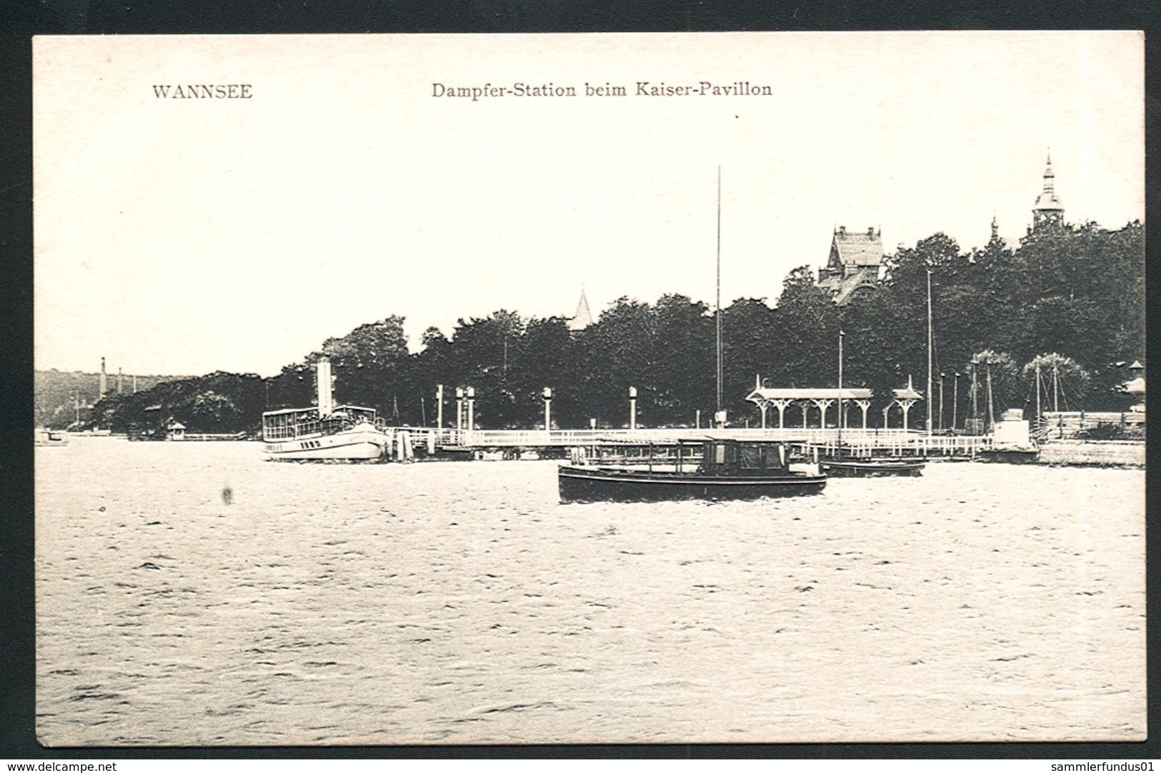 AK/CP  Berlin  Wannsee  Kaiser Pavillon   Ungel/uncirc. Ca 1910   Erhaltung/Cond.  2  Nr. 00219 - Wannsee