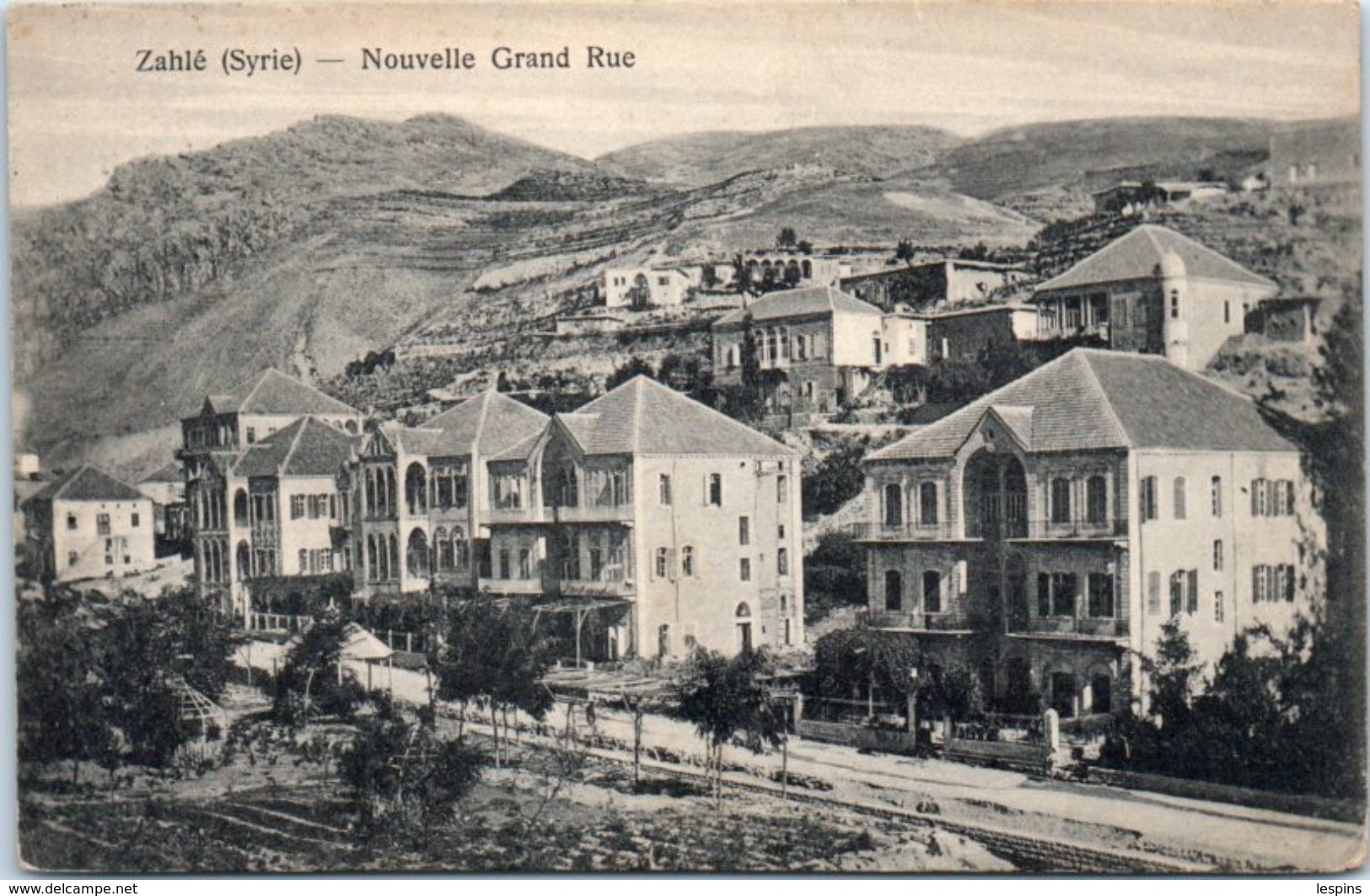 ASIE  - SYRIE - ZAHLE --  Nouvelle Grand Rue - Siria