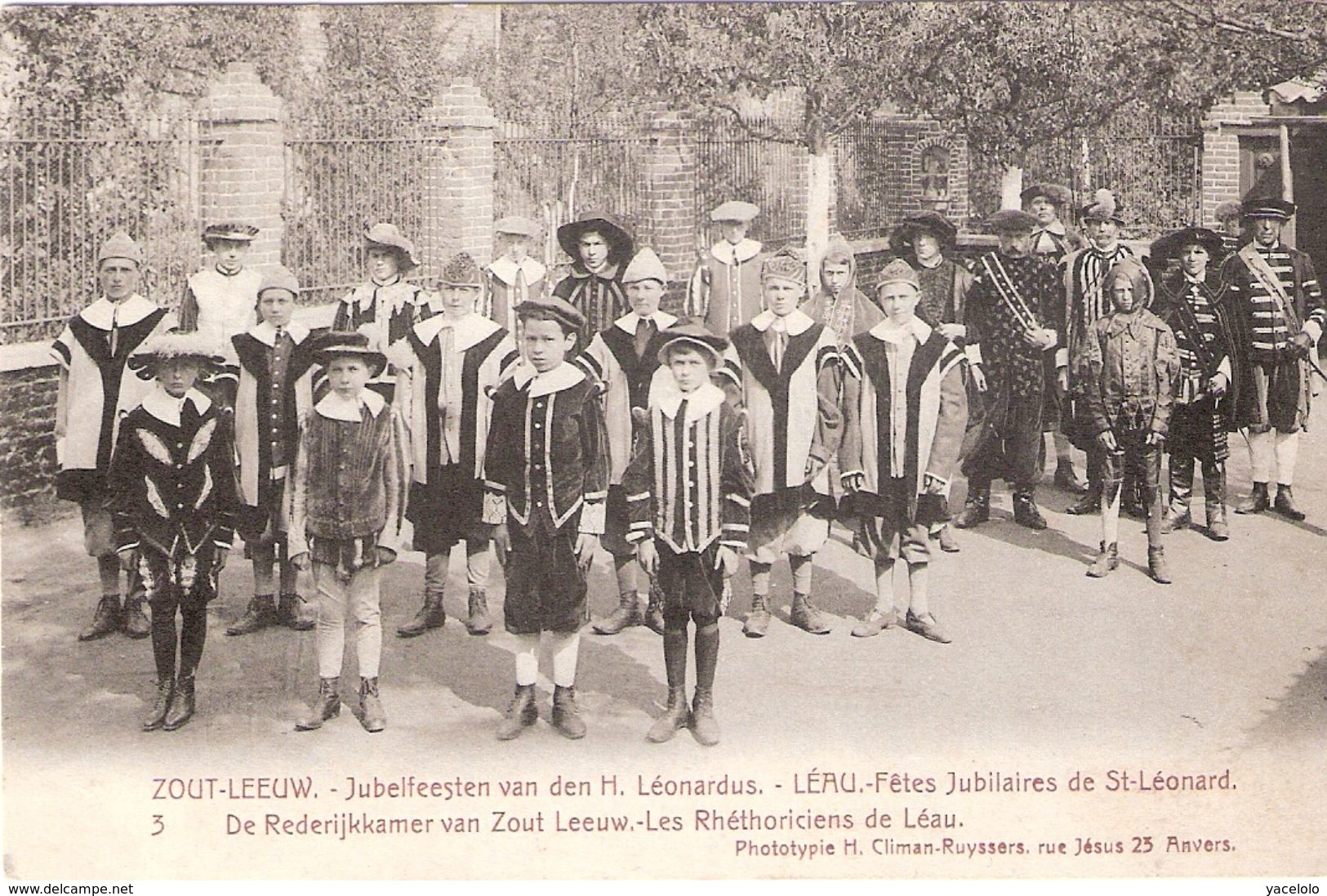 3 ZOUT-LEEUW- Jubelfeesten  Van Den H. Léonardus - ( +Fr. ) - Zoutleeuw