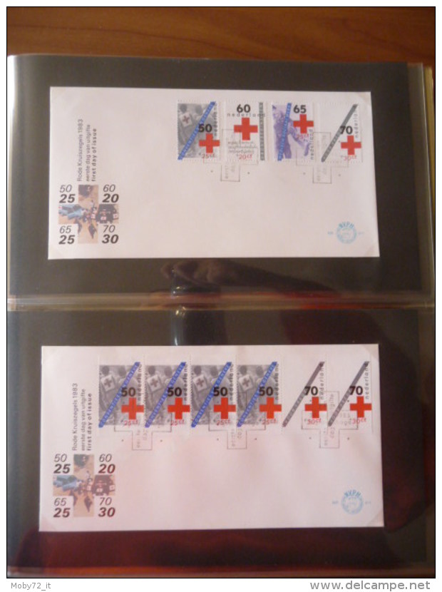 Collezione FDC Olanda 1983/92 (m191) - Collections (with Albums)