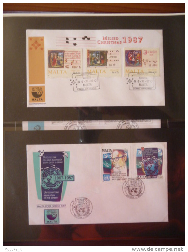 Collezione FDC Malta 1967/95 (m220)