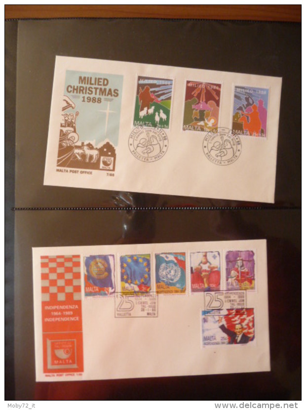 Collezione FDC Malta 1967/95 (m220)