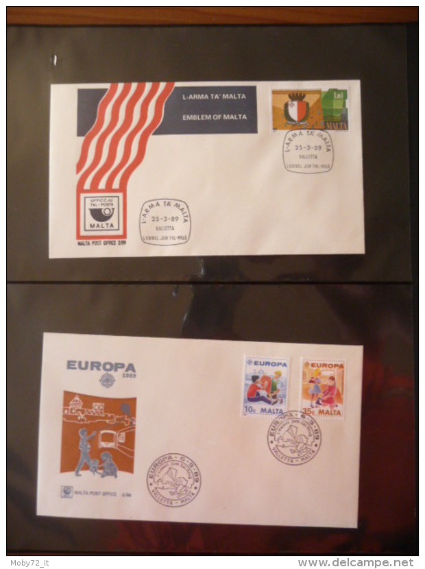 Collezione FDC Malta 1967/95 (m220)