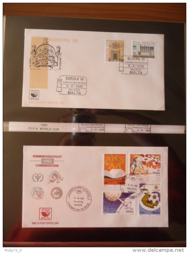 Collezione FDC Malta 1967/95 (m220)