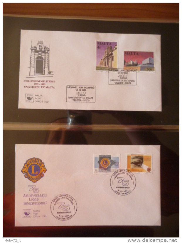 Collezione FDC Malta 1967/95 (m220)