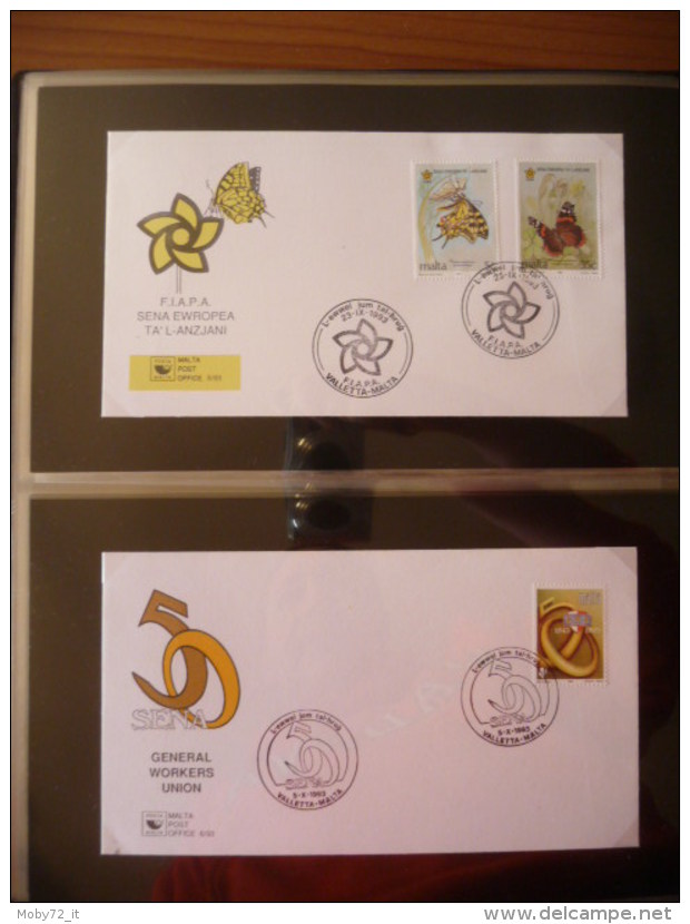 Collezione FDC Malta 1967/95 (m220)