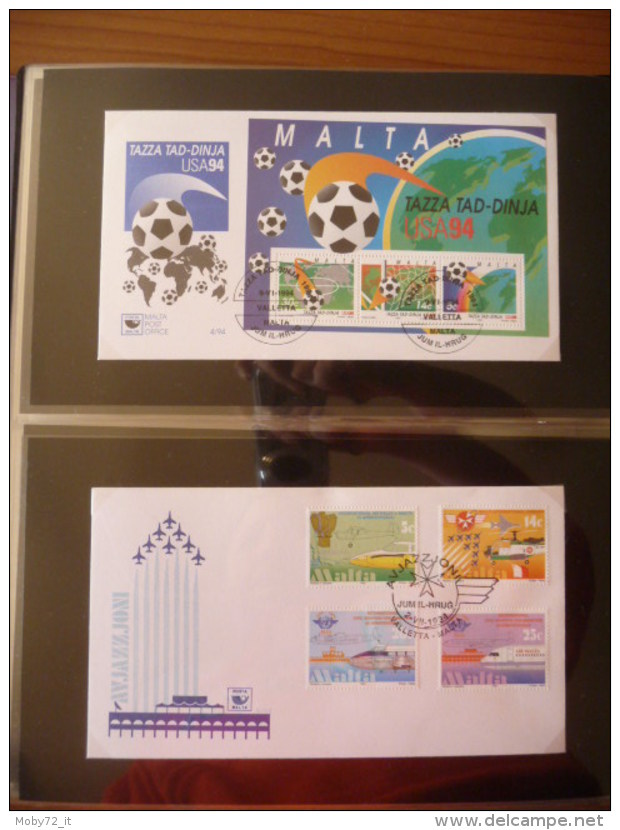 Collezione FDC Malta 1967/95 (m220)