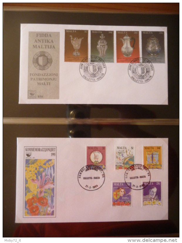 Collezione FDC Malta 1967/95 (m220)