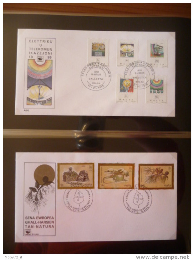 Collezione FDC Malta 1967/95 (m220)