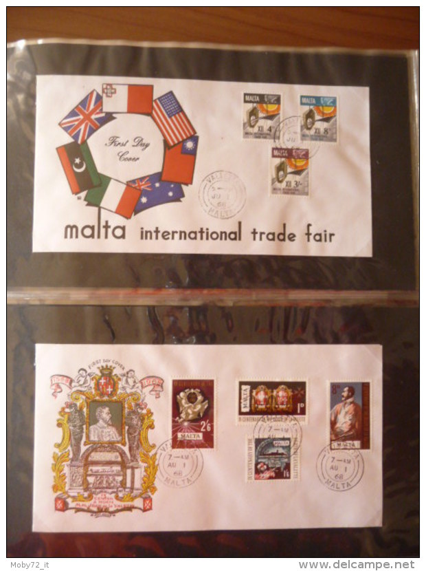 Collezione FDC Malta 1967/95 (m220)