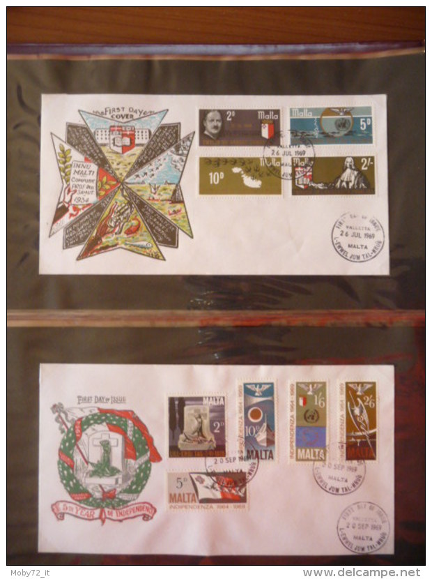 Collezione FDC Malta 1967/95 (m220)