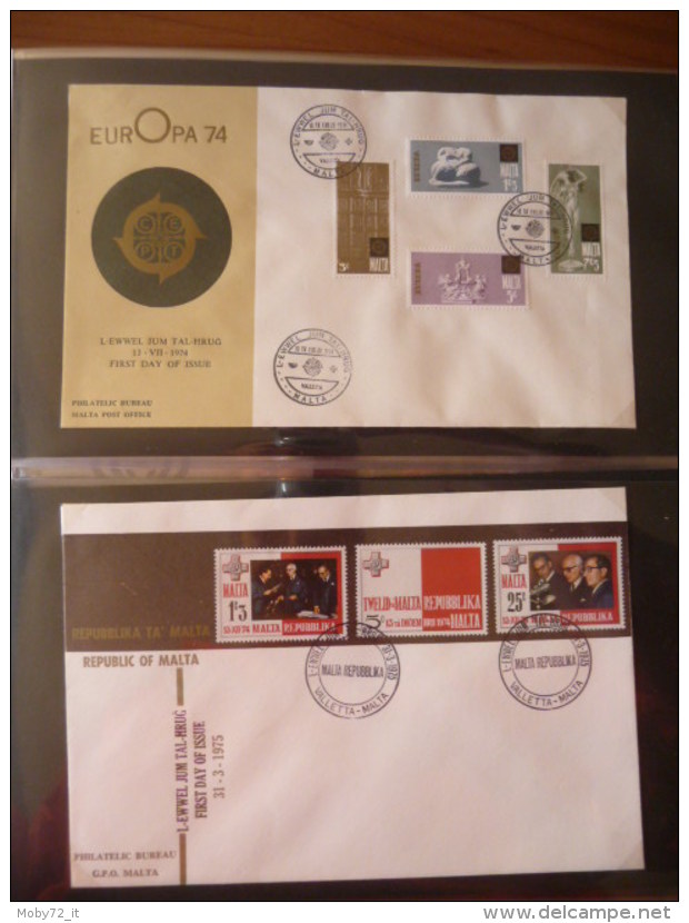 Collezione FDC Malta 1967/95 (m220)