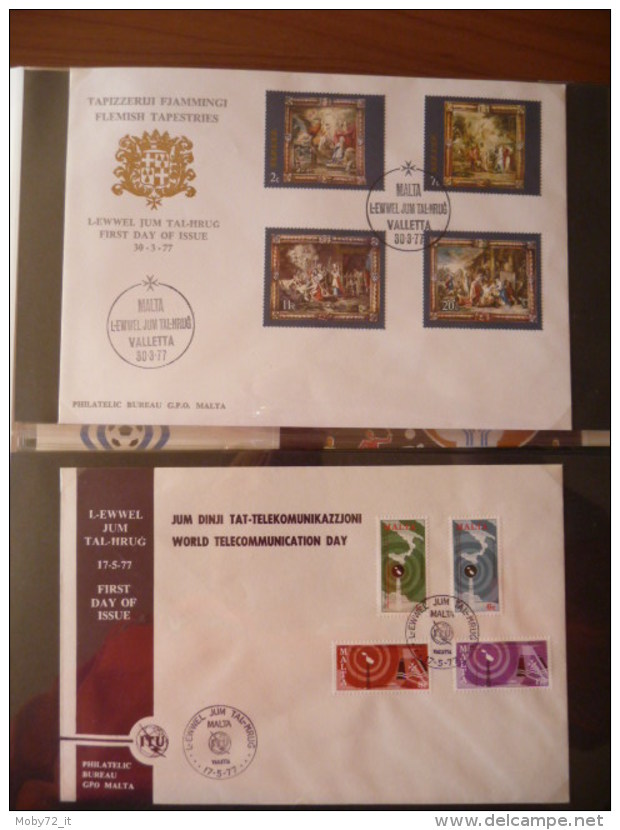 Collezione FDC Malta 1967/95 (m220)