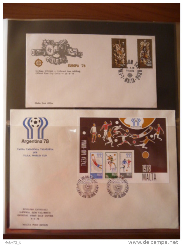 Collezione FDC Malta 1967/95 (m220)